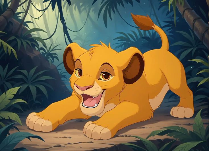 simba o protagonista do filme rei leão